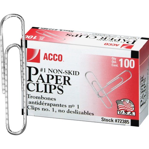 (100) Box, (10) Boxes to a Pack, #1 Paper Clips